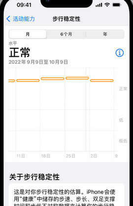 定西iPhone手机维修如何在iPhone开启'步行稳定性通知'