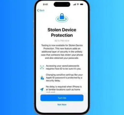 定西苹果授权维修店分享被盗设备保护功能开启方法 