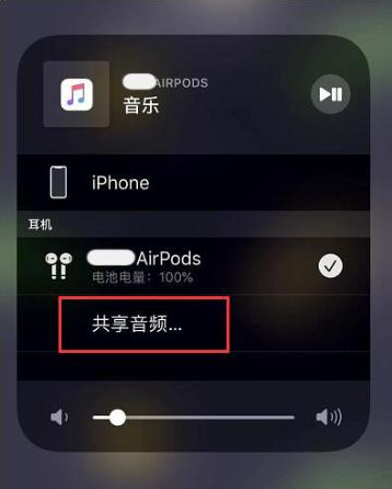 定西苹果14音频维修点分享iPhone14音频共享设置方法 