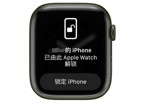 定西苹果手机维修分享用 AppleWatch 解锁配备面容 ID 的 iPhone方法 